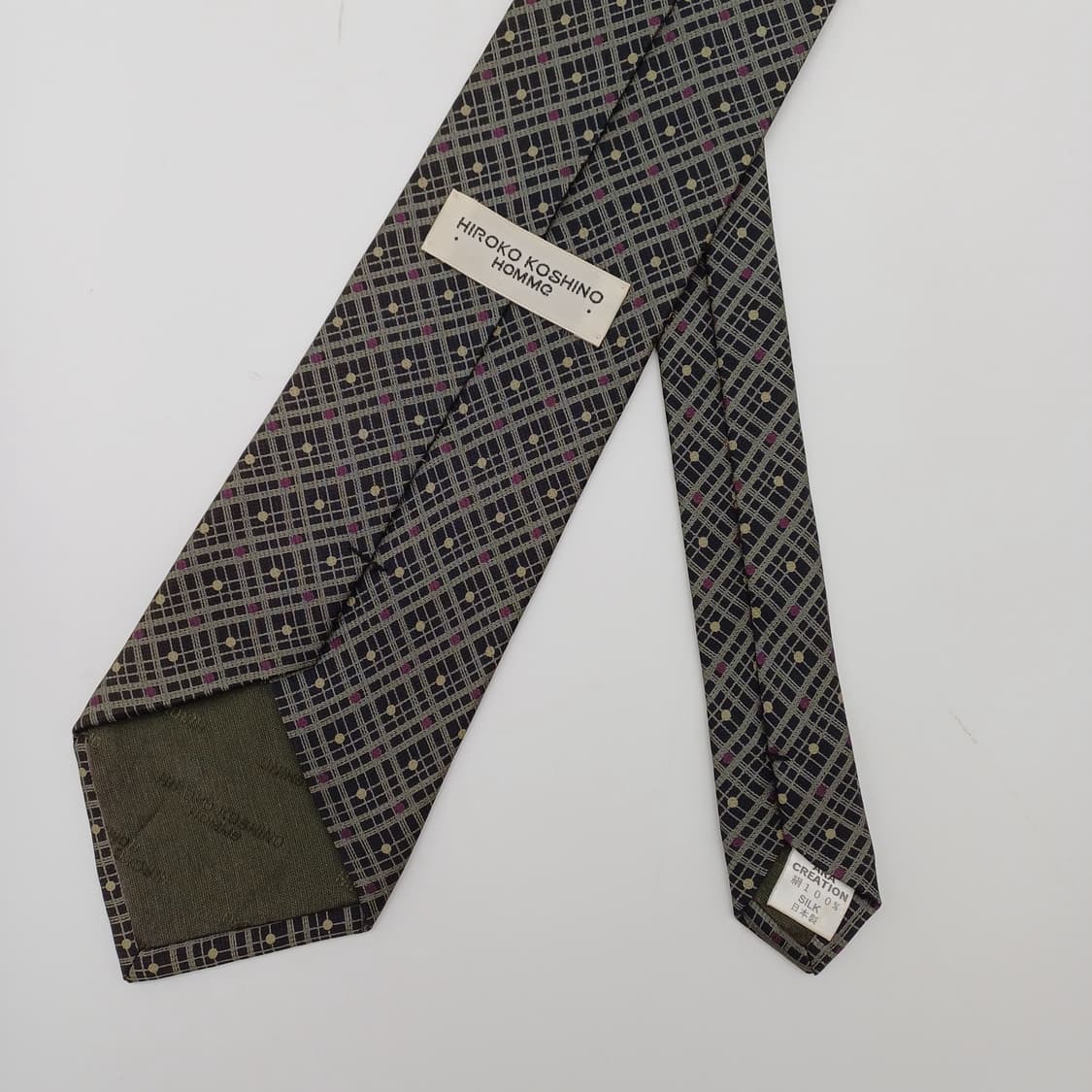 히로코 코시노 실크 넥타이 [BCF10803_0004-185] 상품이미지2