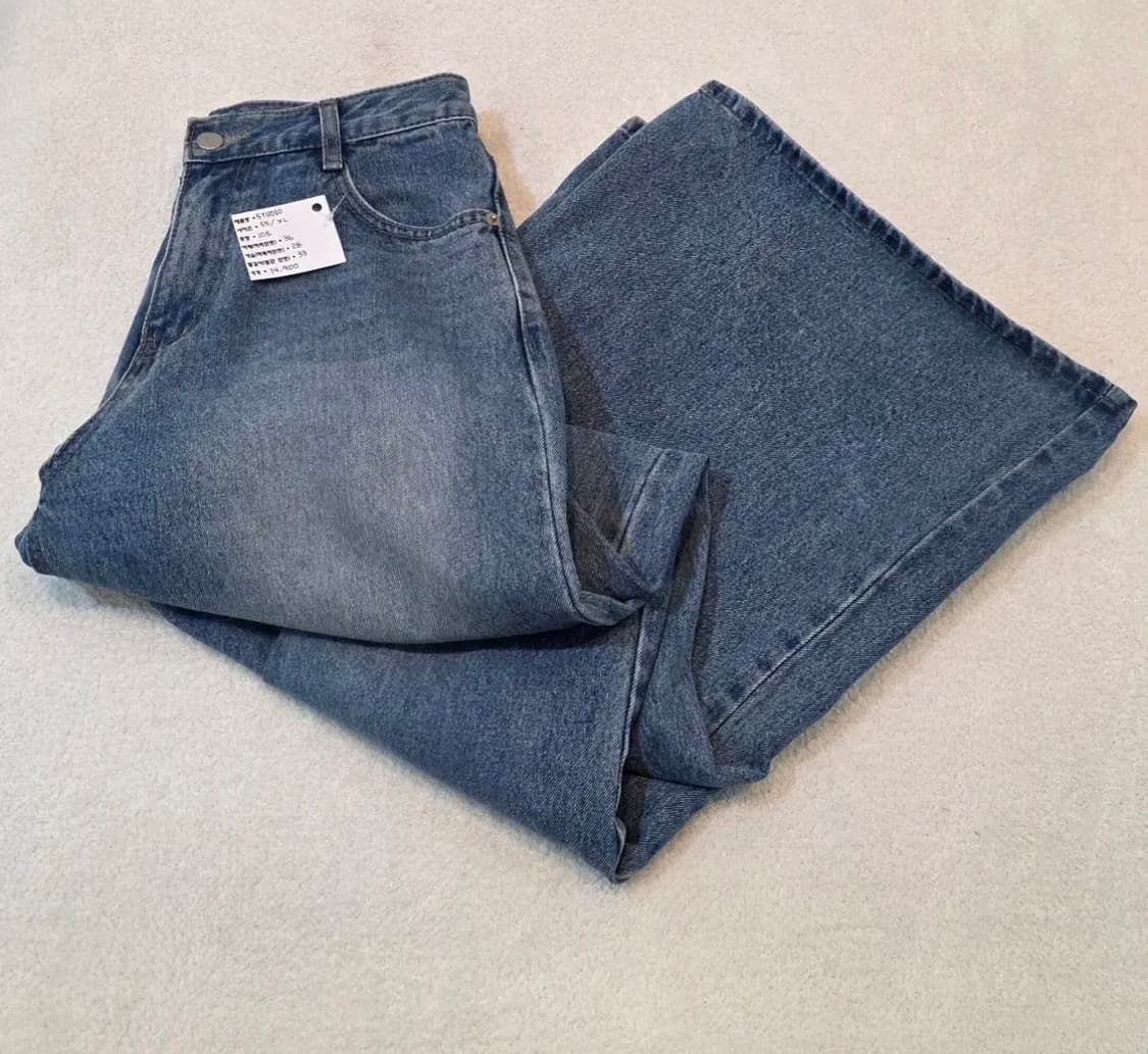 연청 와이드 워싱 팬츠 상품이미지3