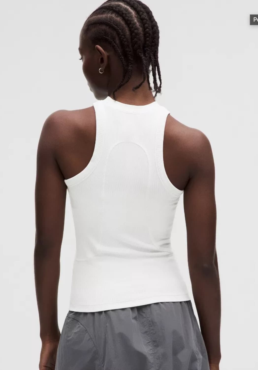 룰루레몬 사울내쉬 콜라보 탱크탑 화이트 상품이미지8