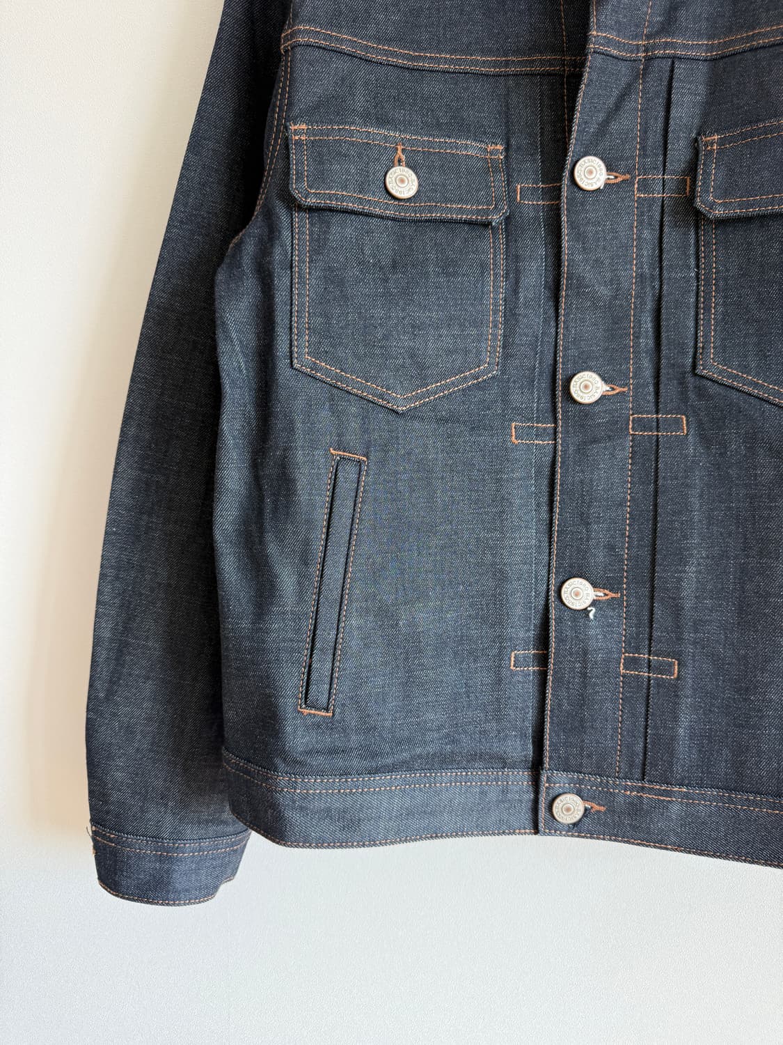 인디고 스파오(INDIGO SPAO) 셀비지 데님자켓 상품이미지4