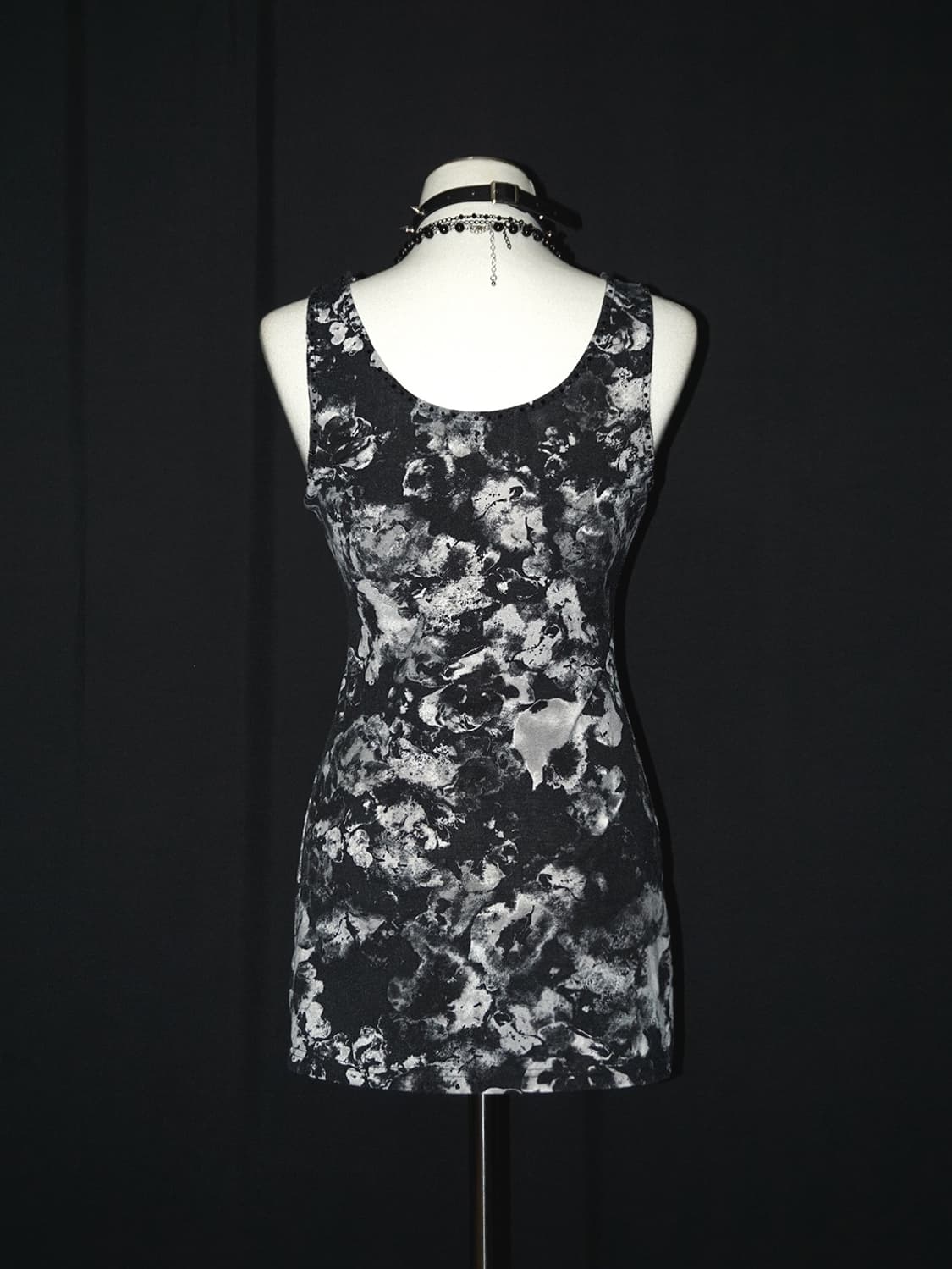 (azul) rhinestone flower sleeveless  상품이미지5