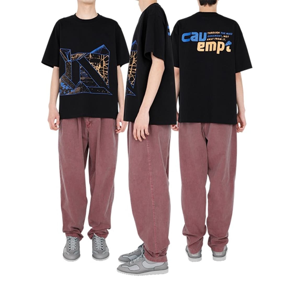 카브엠트 MASS ORNAMENT 티셔츠 L 상품이미지1