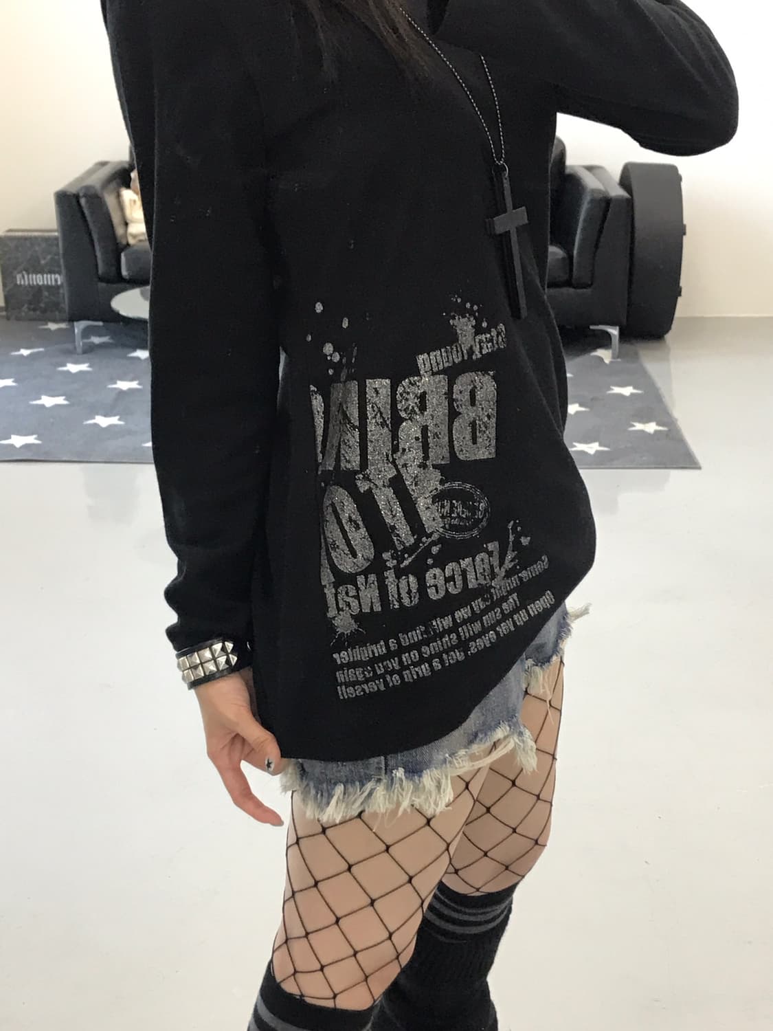 Oeillet Y2k Graphic Long Sleeve T-Shirts 상품이미지3