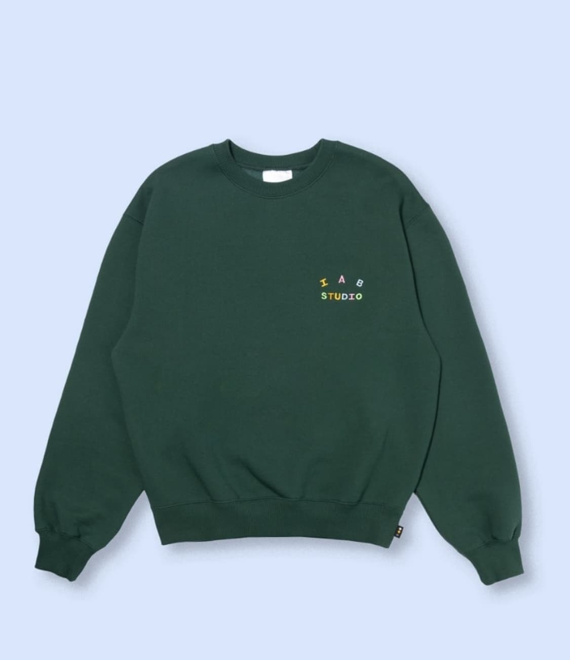 아이앱 스웻셔츠 자수 그린 xxl 상품이미지1