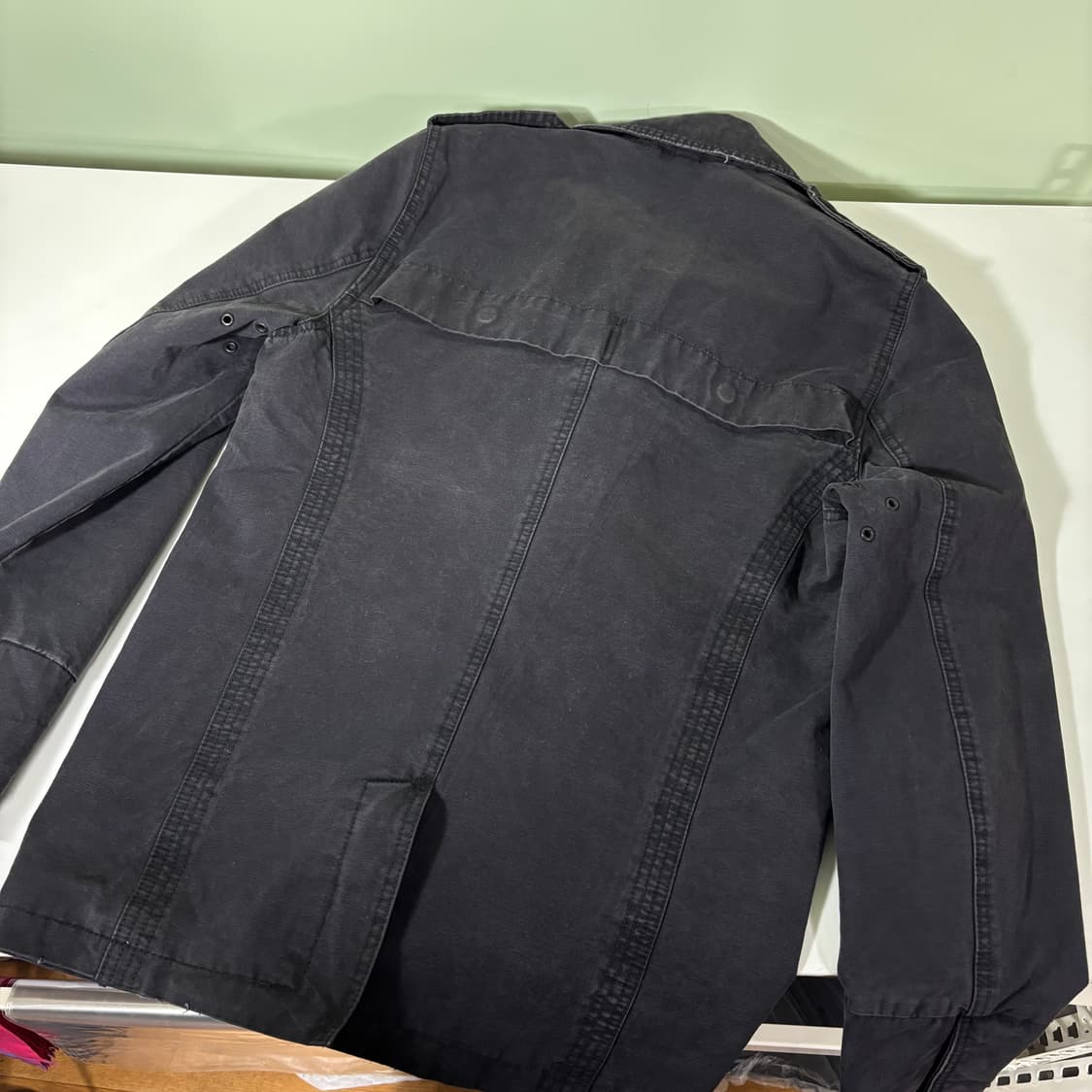 S 쟈딕앤볼테르 블랙 워싱 피코트 상품이미지3