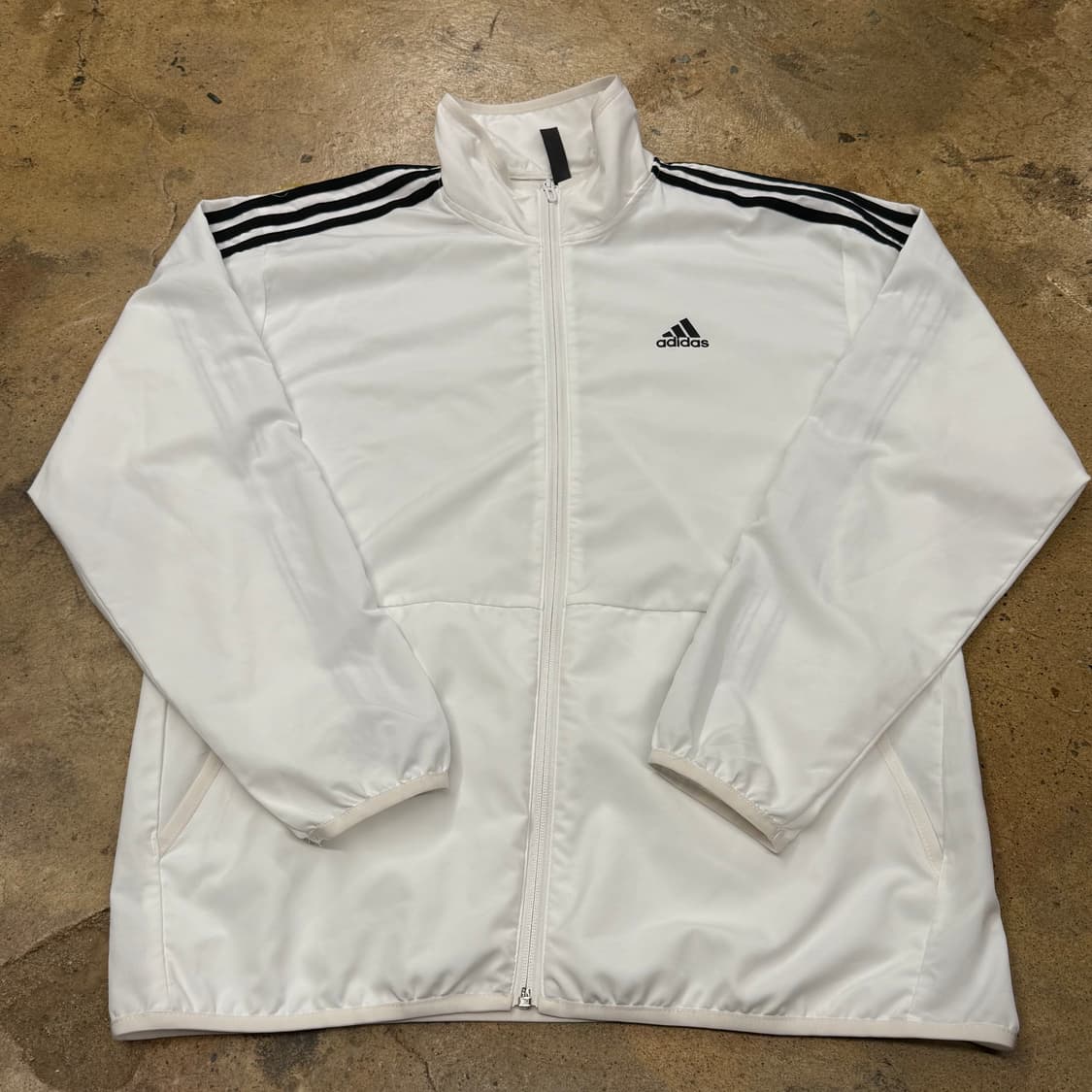 [정품/XL] 아디다스 화이트 삼선 트랙탑 져지 자켓 b15 상품이미지2