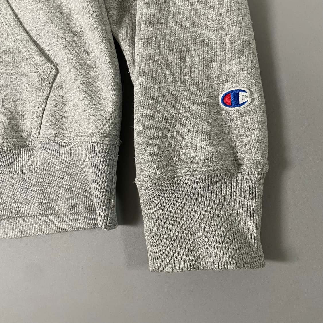 챔피온 후드집업 기모 그레이 L [093005] 상품이미지6