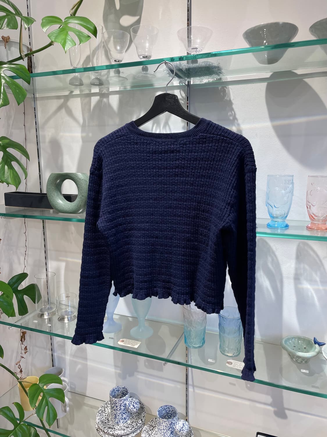 꼼데가르송 트리콧 pleats cardigan  상품이미지5