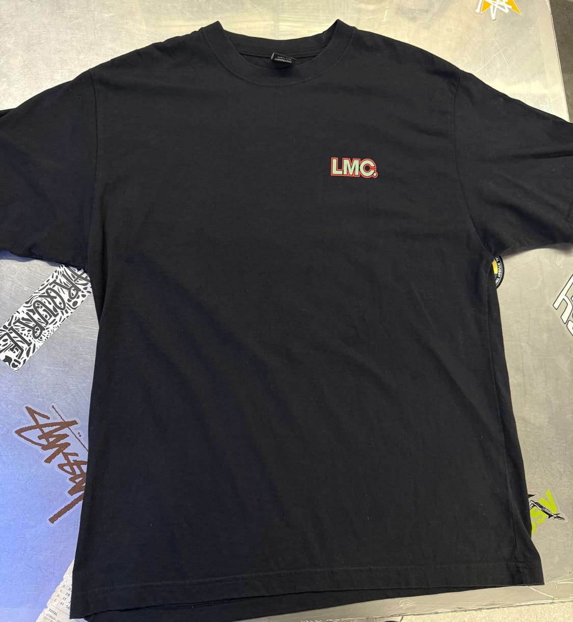 LMC 백 로고 콤보 블랙 반팔티 M 상품이미지4