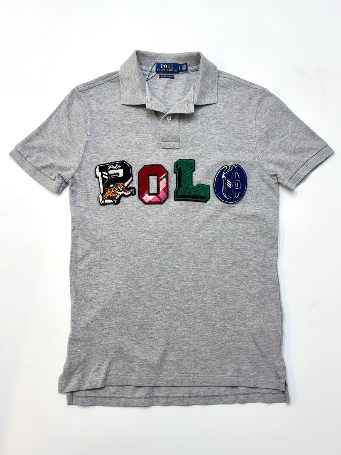 Polo 폴로 랄프로렌 타이거 패치 엠보 로고 PK 카라 반팔 티셔츠 상품이미지1
