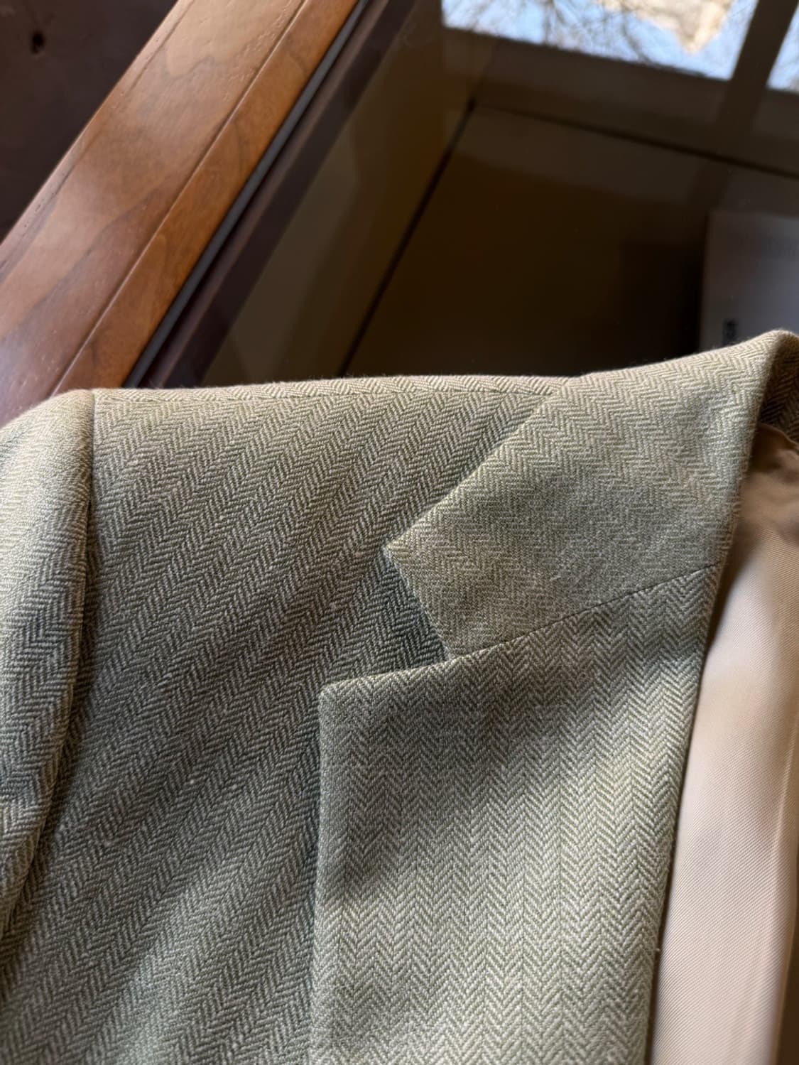 브룩스 브라더스 울 실크 리넨 자켓 105 상품이미지8