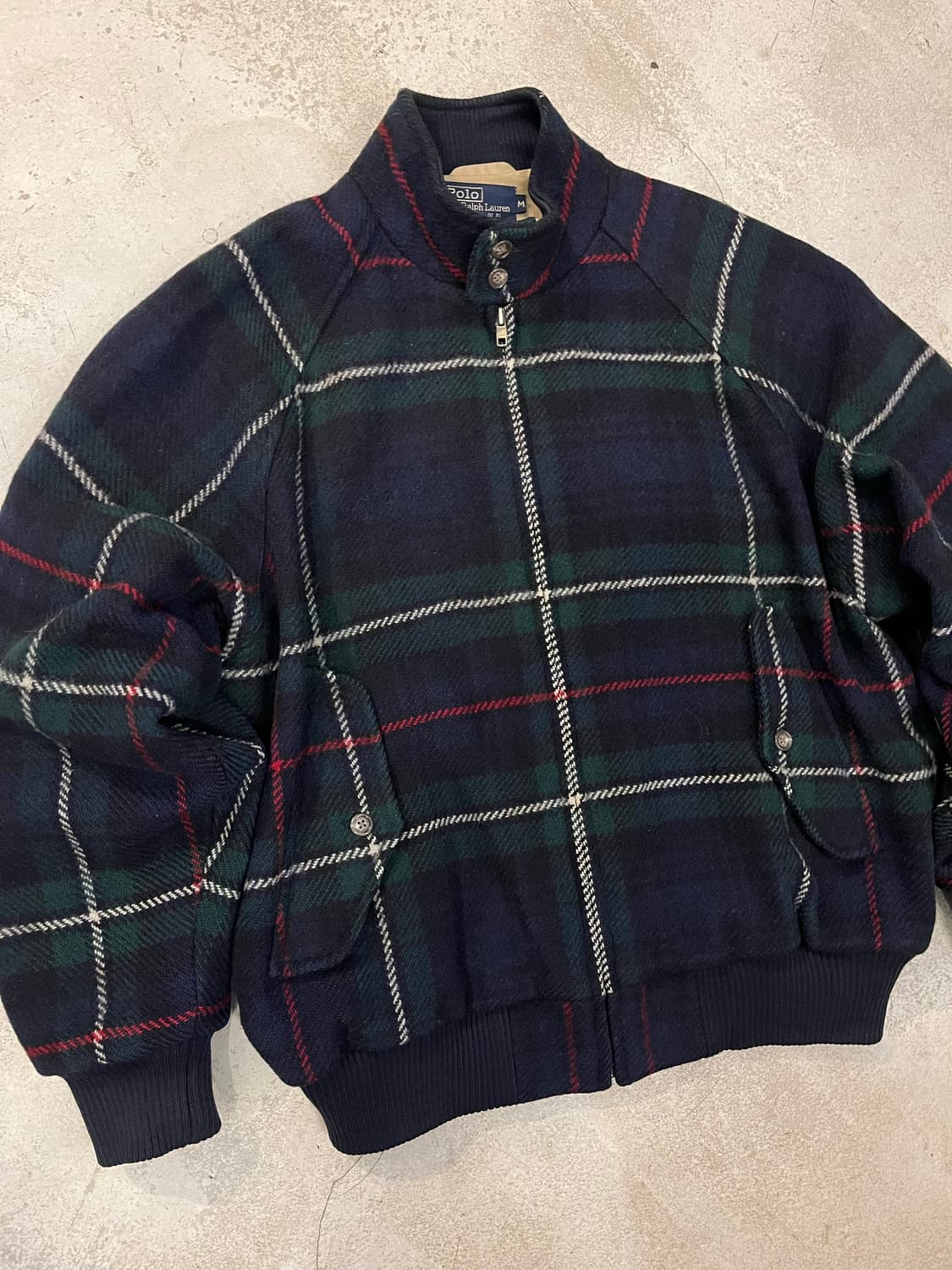 빈티지 80s 랄프로렌 폴로 울 헤링턴 상품이미지1