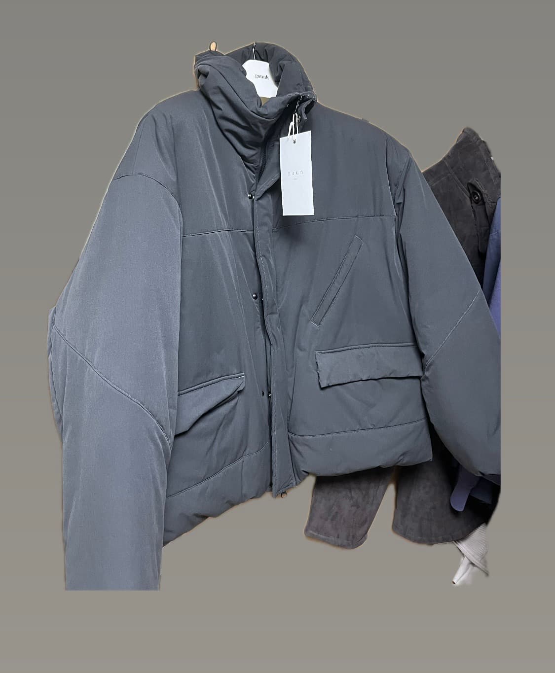 noun 하이넥 패딩 점퍼 2사이즈 상품이미지4