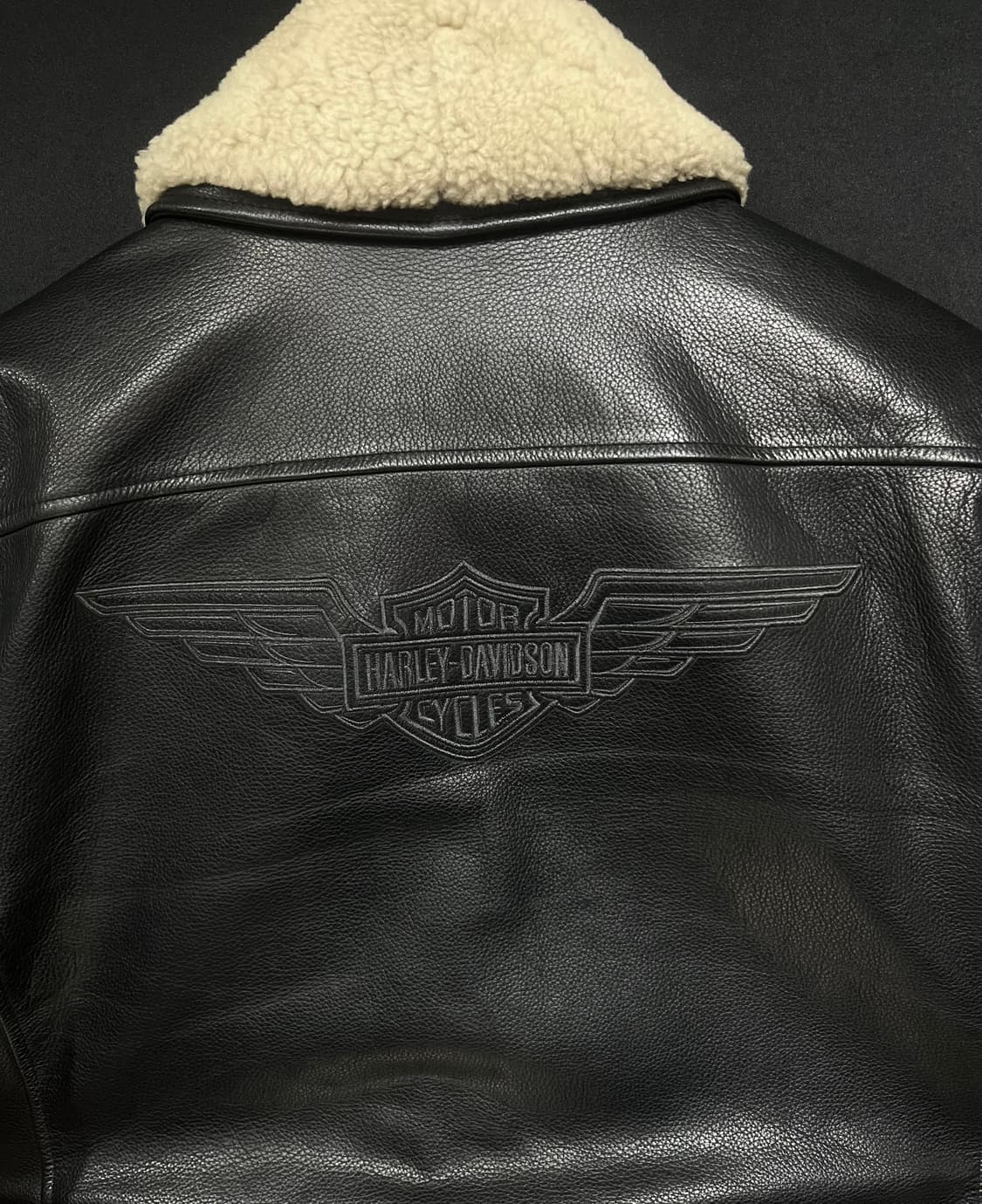 할리데이비슨 가죽 봄버 자켓 상품이미지7