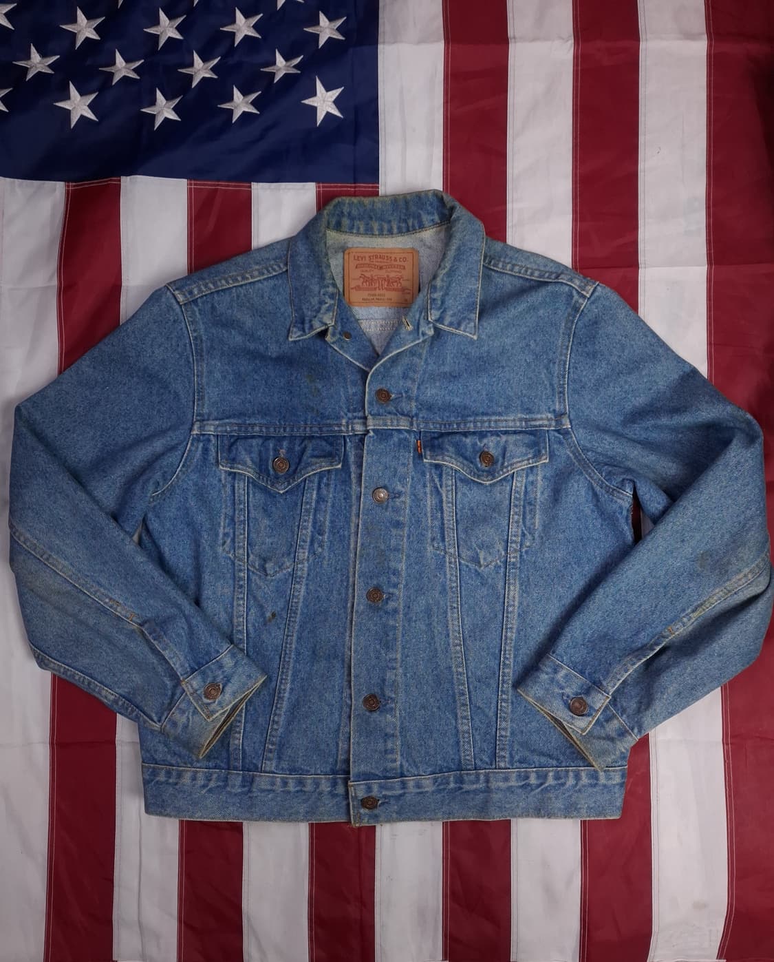 오리지날 90's 캐나다제조 리바이스 75505 데님 트러커자켓 상품이미지1