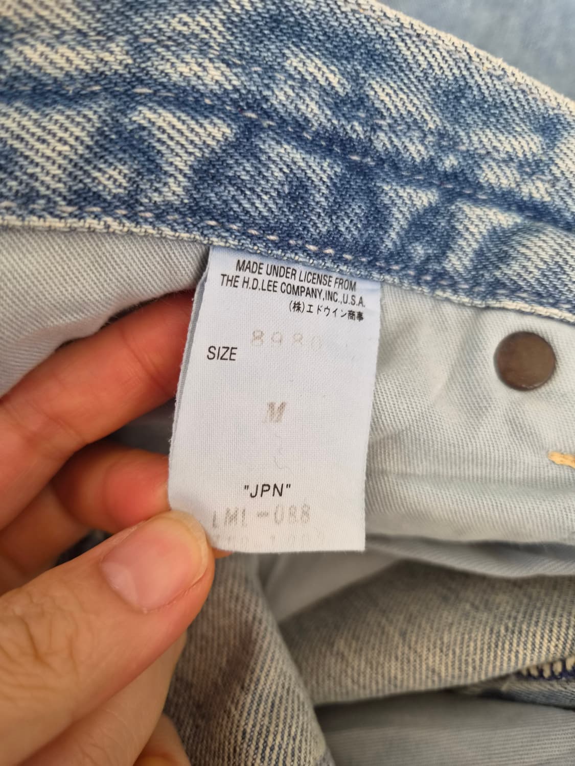 LEE 일본수입 여성 연청데님롱스커트 M사이즈 상품이미지8
