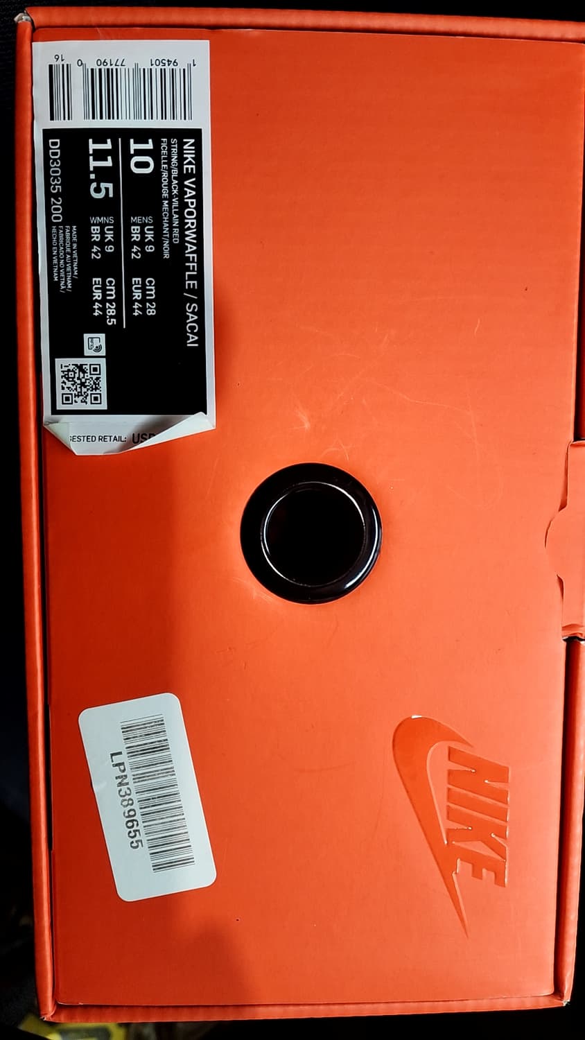 나이키 사카이 베이퍼와플 빌런레드 280 상품이미지8