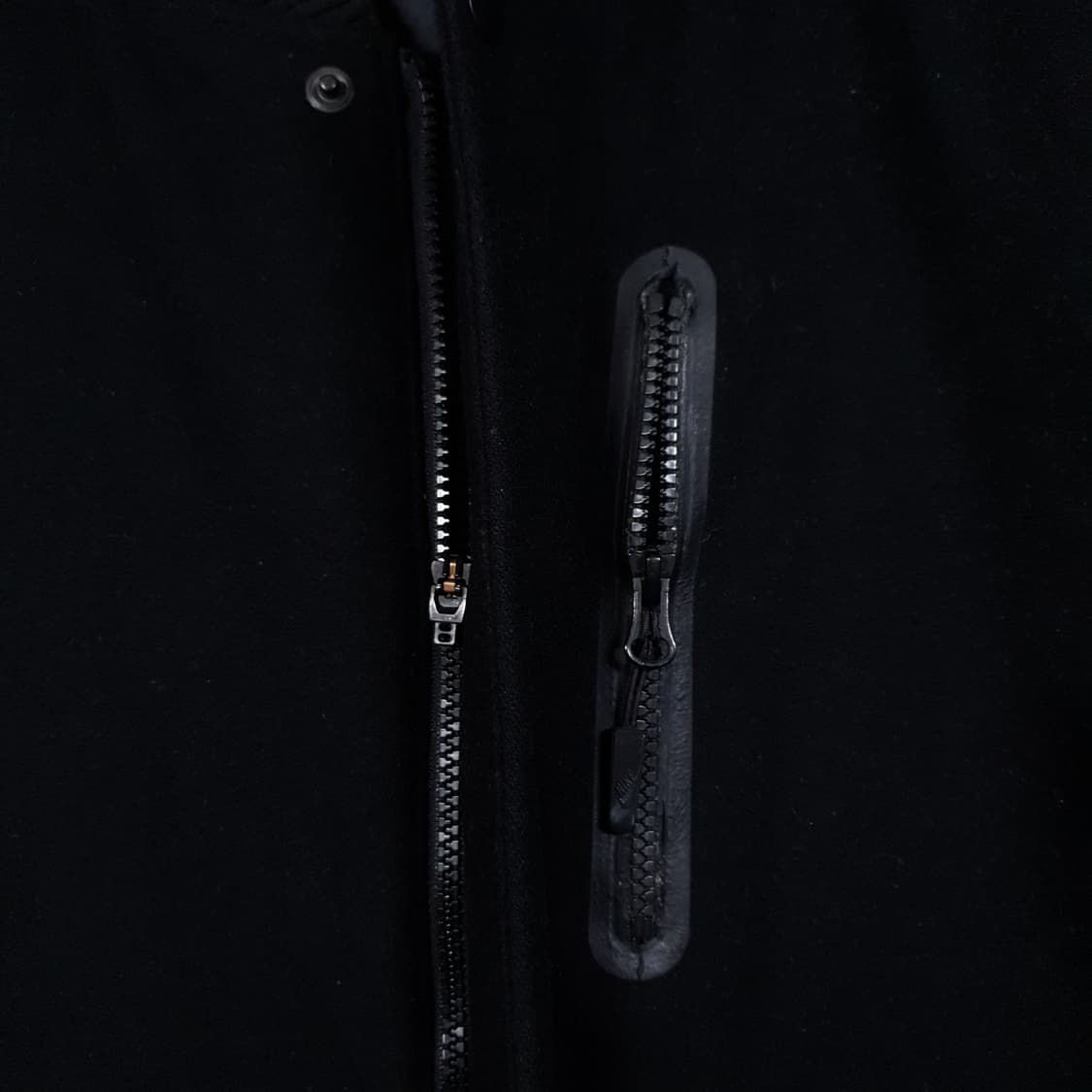 나이키 NSW 디스트로이어 구스다운 패딩 바시티 양가죽 레더 자켓 점퍼 상품이미지4