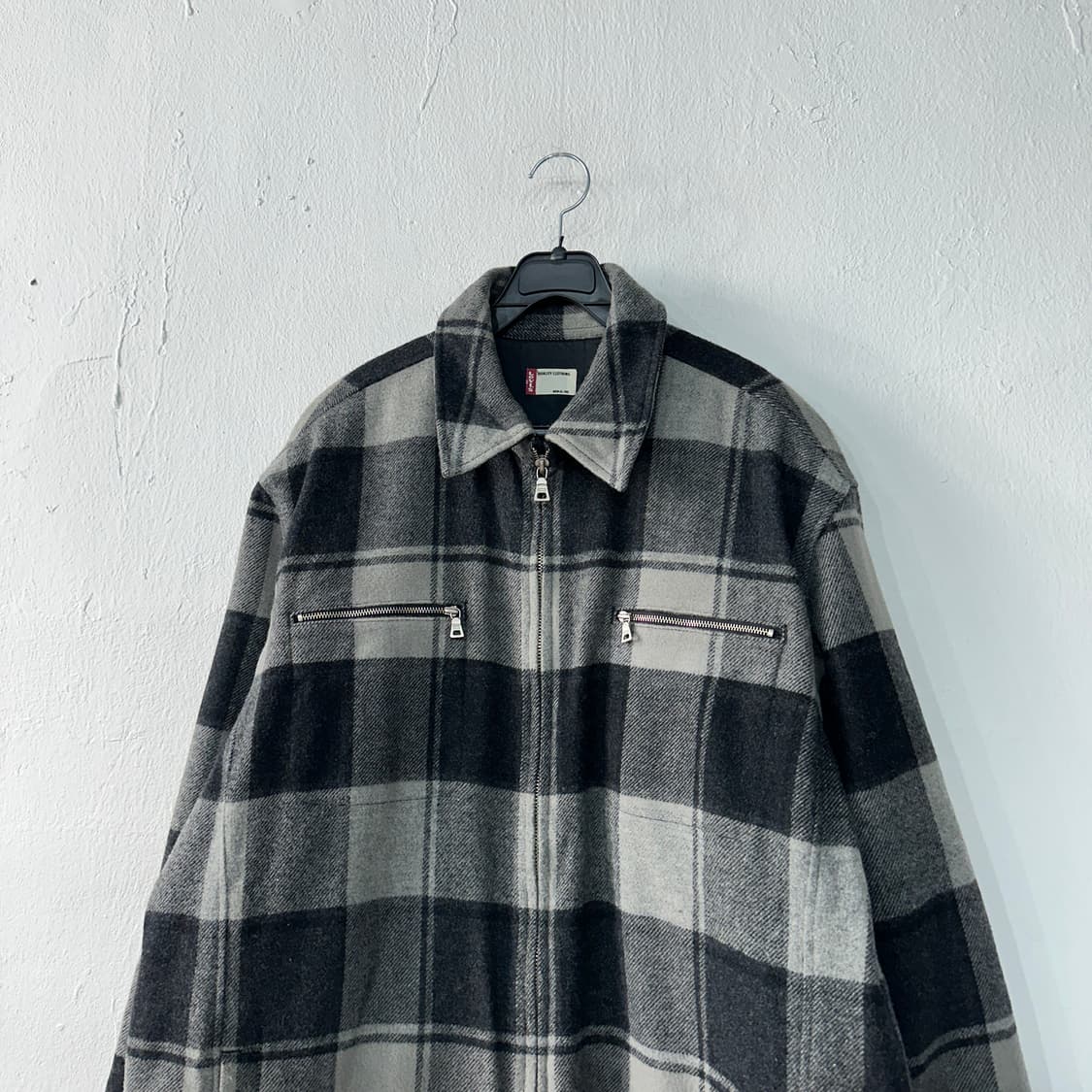 리바이스 체크 울자켓 XL 상품이미지2