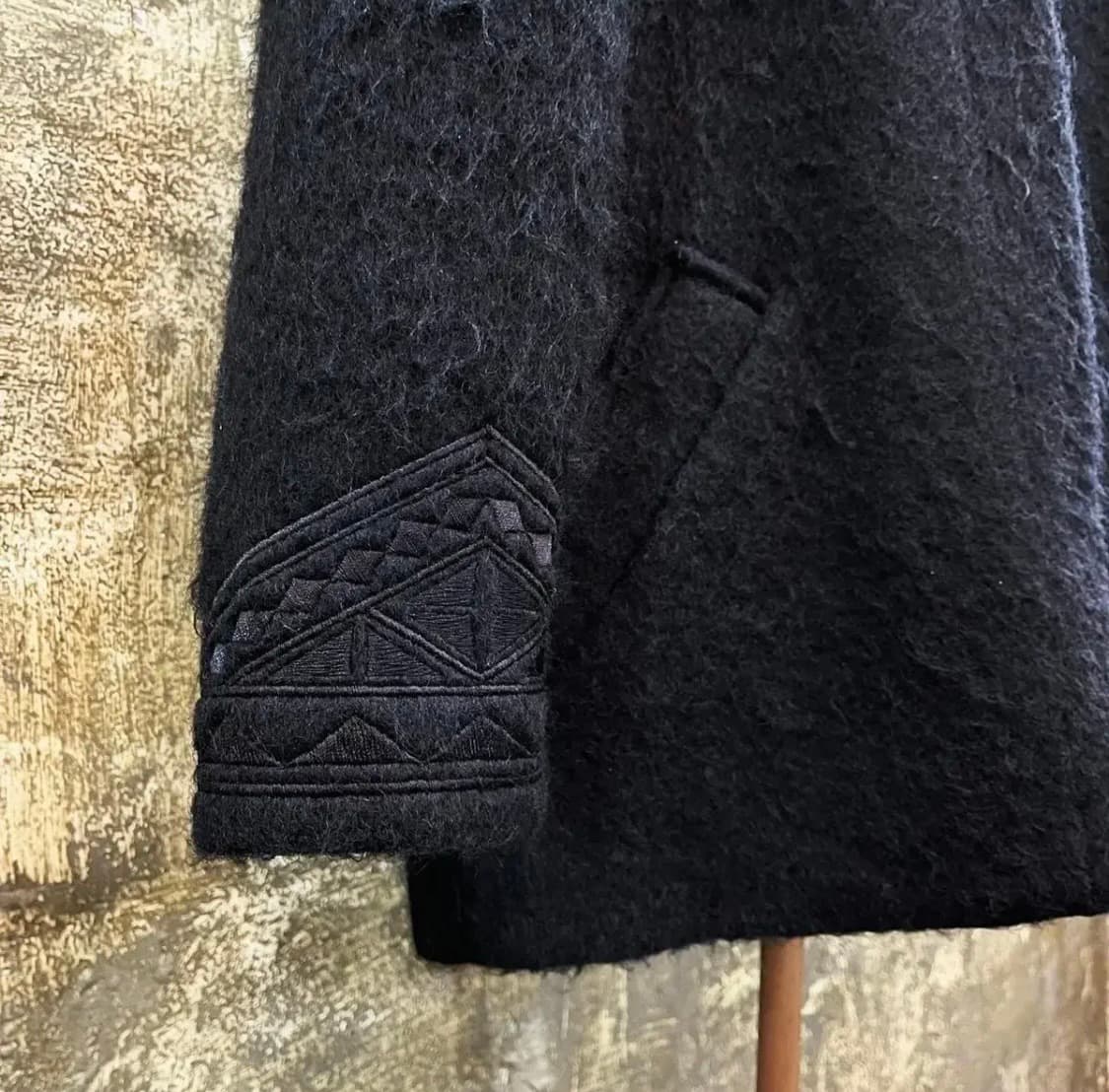 8~90s 빈티지 루이준 에스닉 자수 울 자켓 상품이미지4