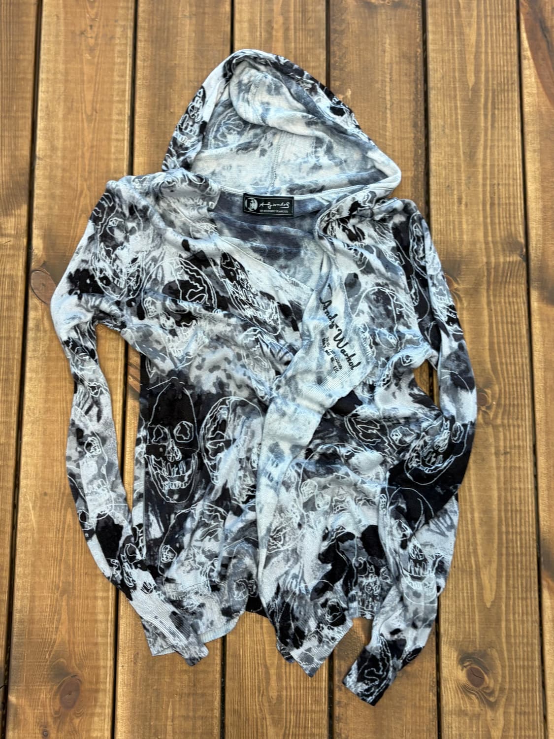 히스테릭글래머 스컬 볼레로 후드 가디건 상품이미지6