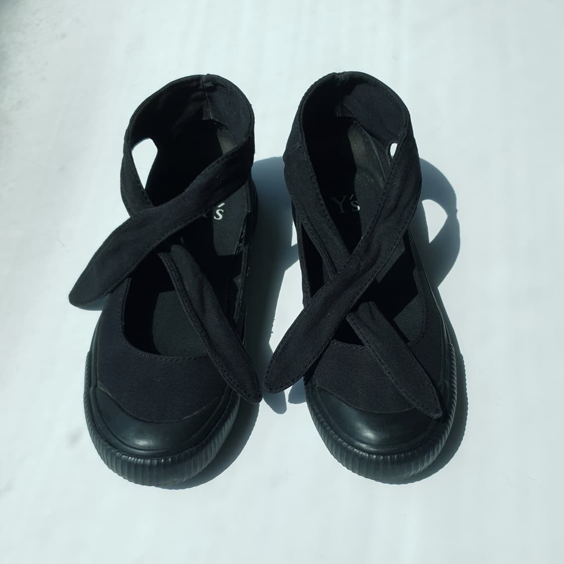 Y's Canvas AnkleTie Mary Jane Sneakers 상품이미지1