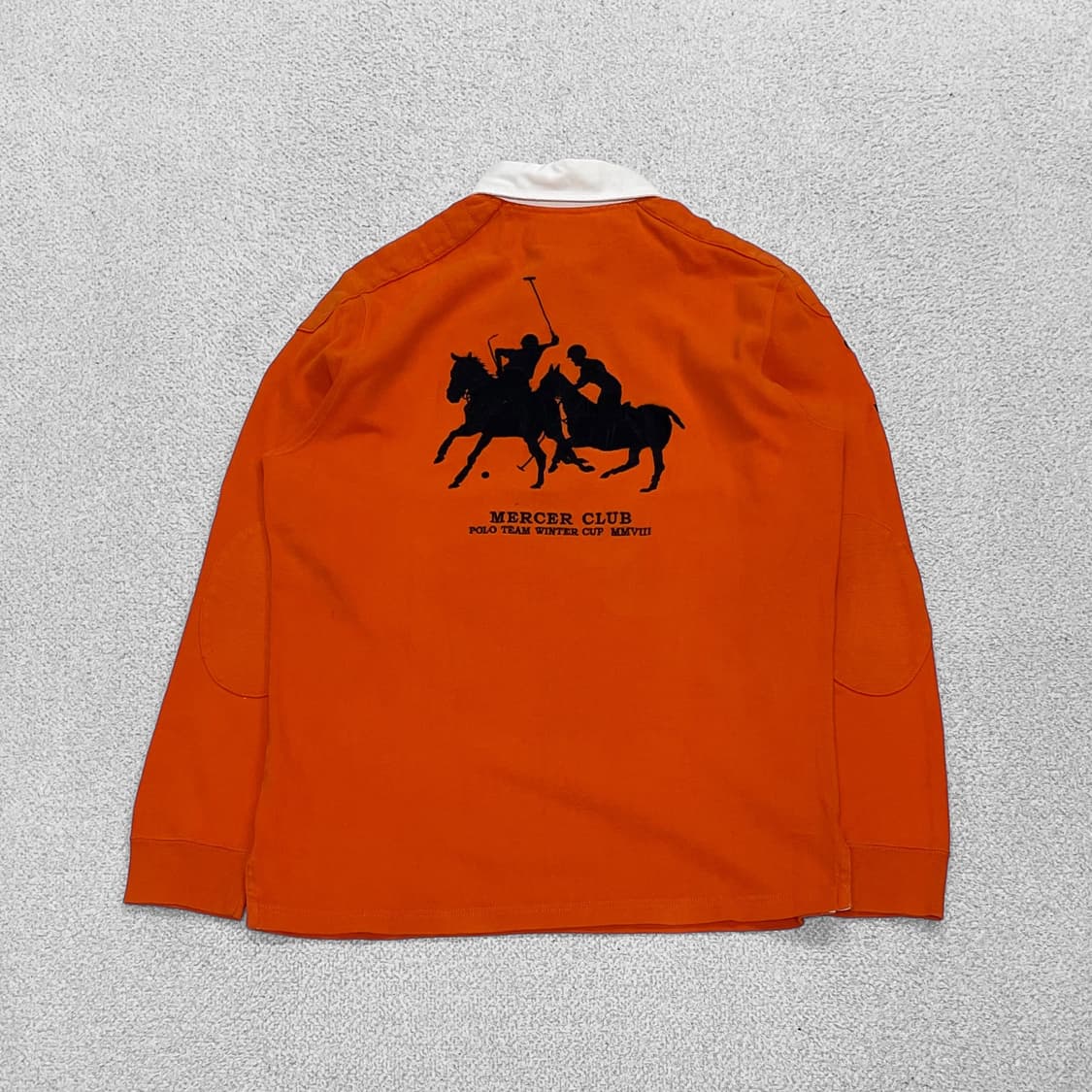 폴로 랄프로렌 골프 자수 럭비 티셔츠 오렌지 상품이미지3
