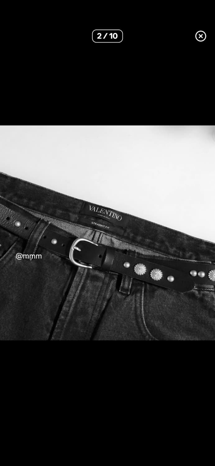 Unisex 스터드 벨트 상품이미지2