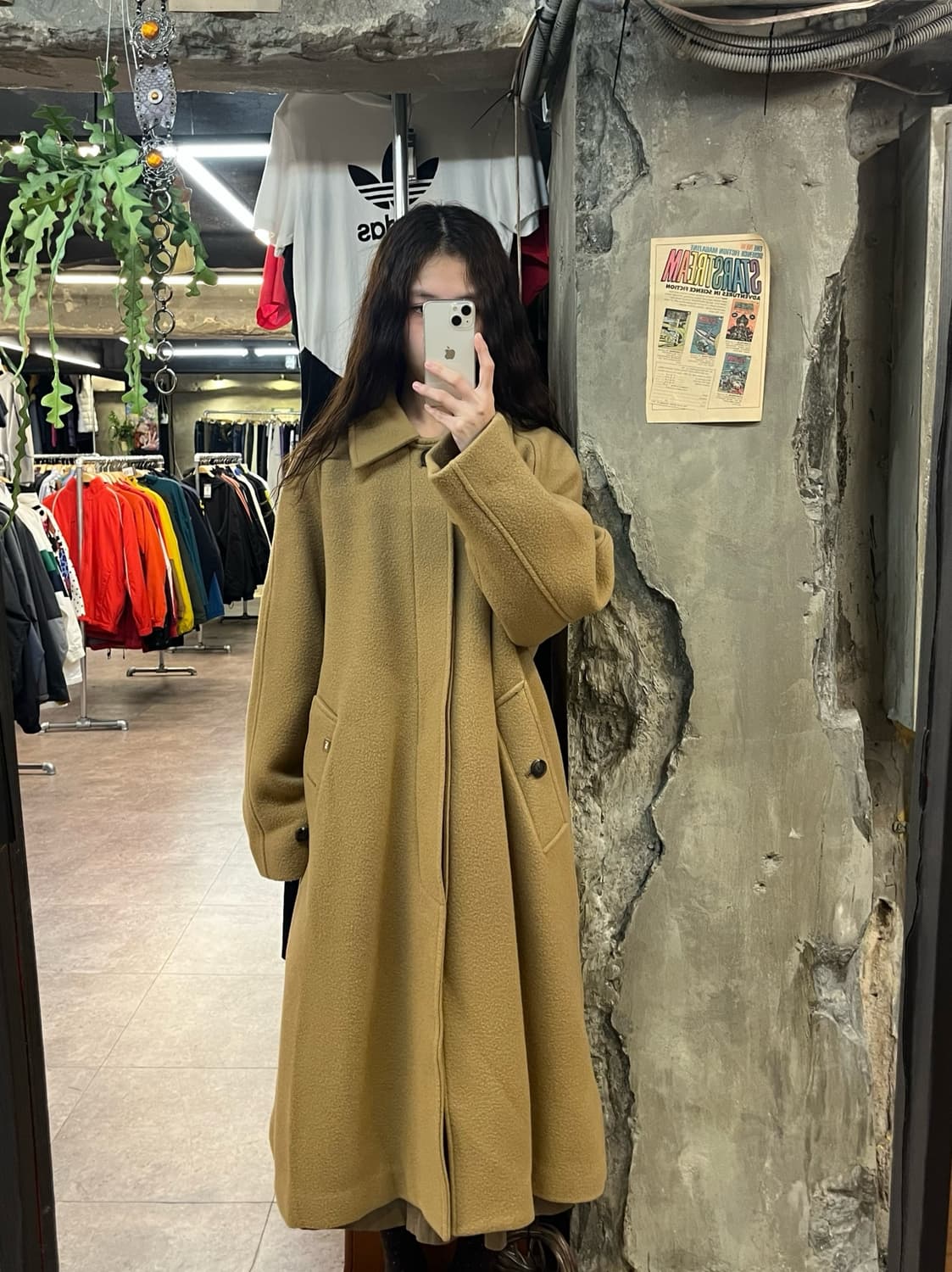 리 울 롱코트 카멜 S #csz1958 상품이미지2