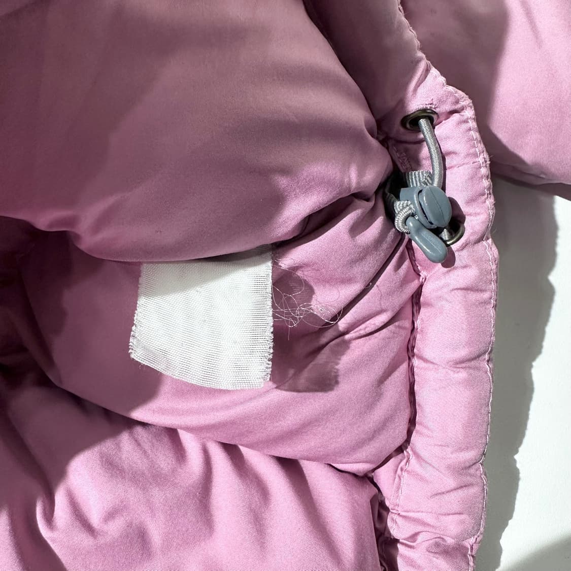 노스페이스 700 눕시 다운 패딩 딸기우유 핑크 상품이미지8