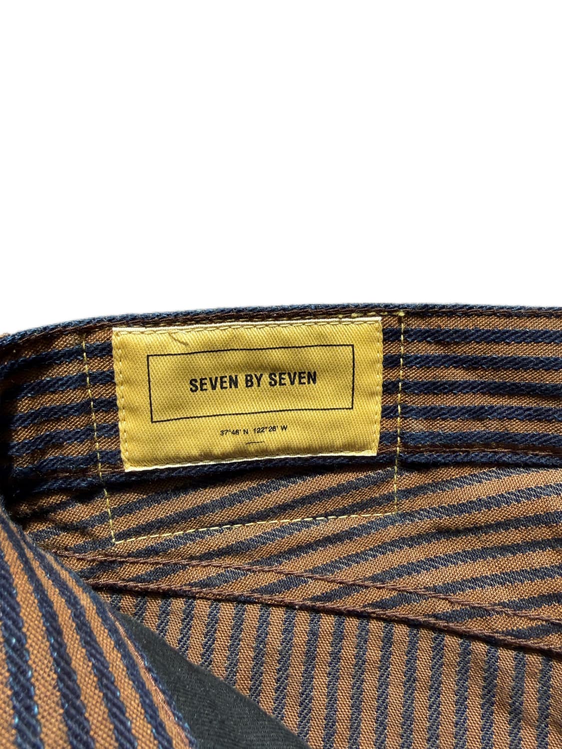 세븐바이세븐 스트라이프 팬츠 34in 상품이미지4