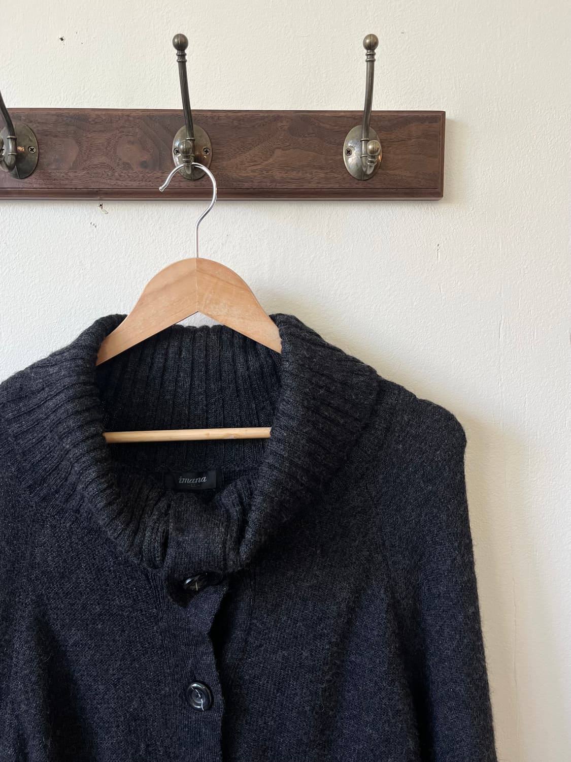 imana 버튼업 케이프 자켓 상품이미지3