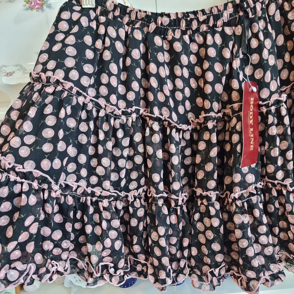 BODY LINE 프릴 스커트 상품이미지2