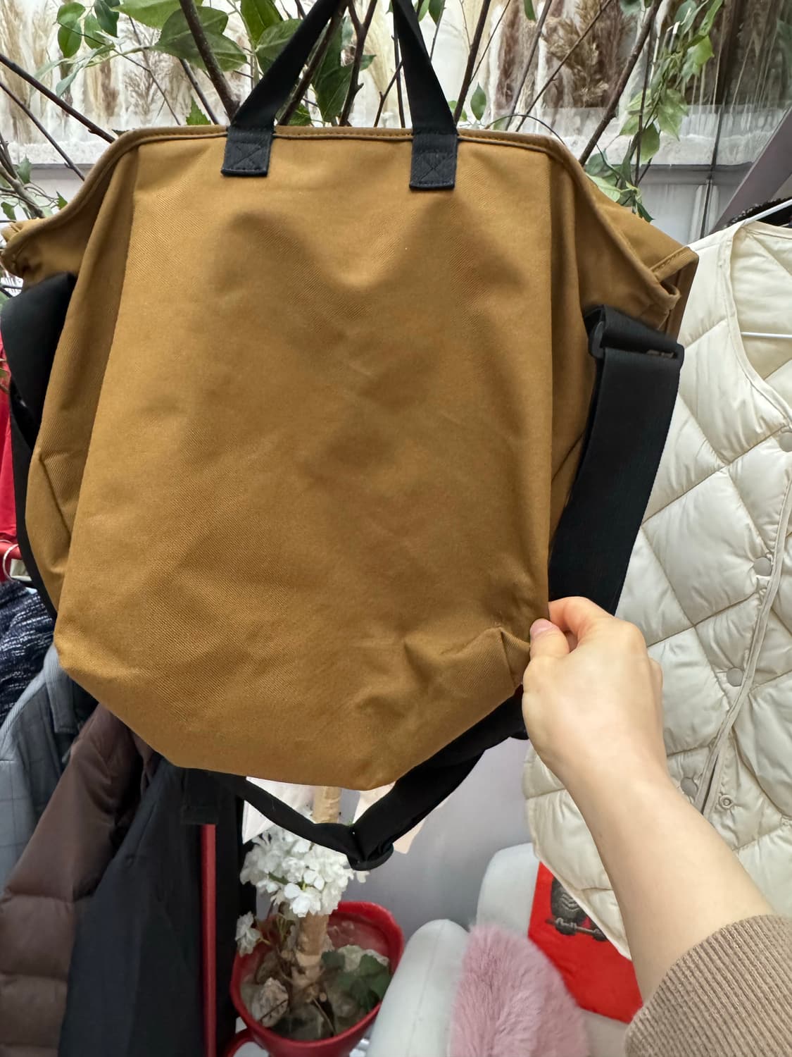 Carhartt 브라운 캔버스 크로스 메신저백 상품이미지9