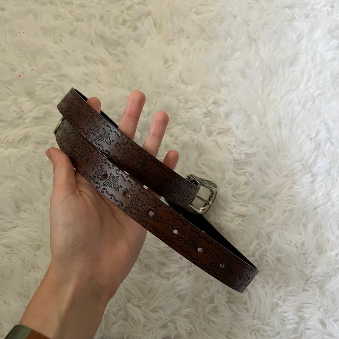 빈티지 인그레이빙 벨트  상품이미지8