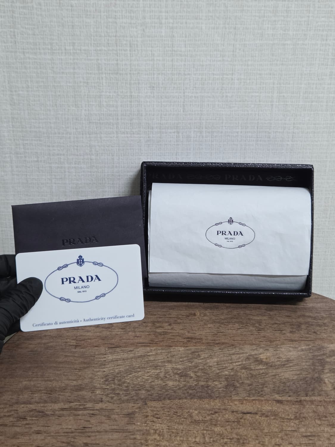 프라다(PRADA) 명함지갑 / 카드지갑 블랙 (정품) 상품이미지10