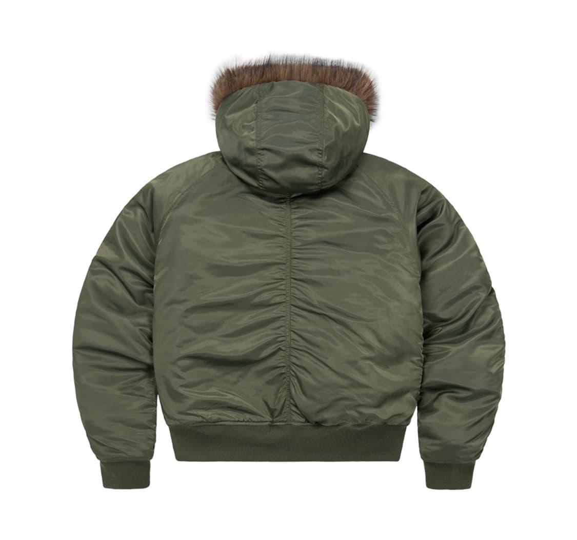 아캄 Hooded Fur MA-1 Jacket 상품이미지2