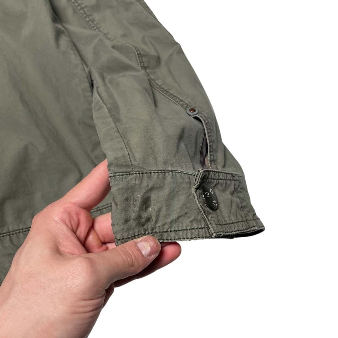 Vigour 카키 패치워크 집업 자켓 상품이미지10