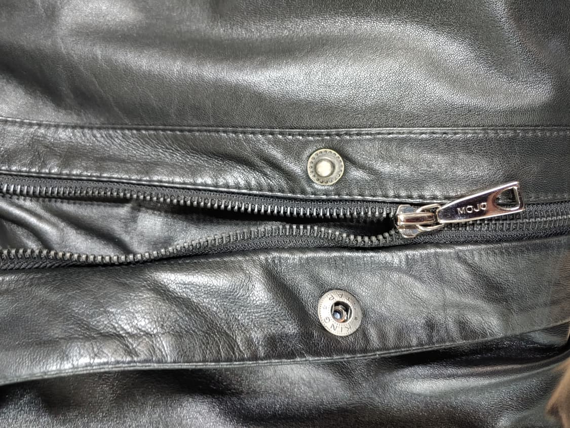 모조에스핀 양가죽 후드 가죽 코트 여성 55 90 상품이미지3