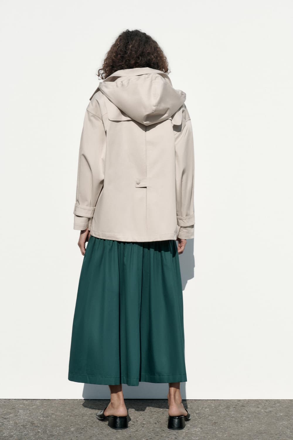 zara 자라 포켓 파카 리미티드 에디션 아이보리 자켓 M 상품이미지4
