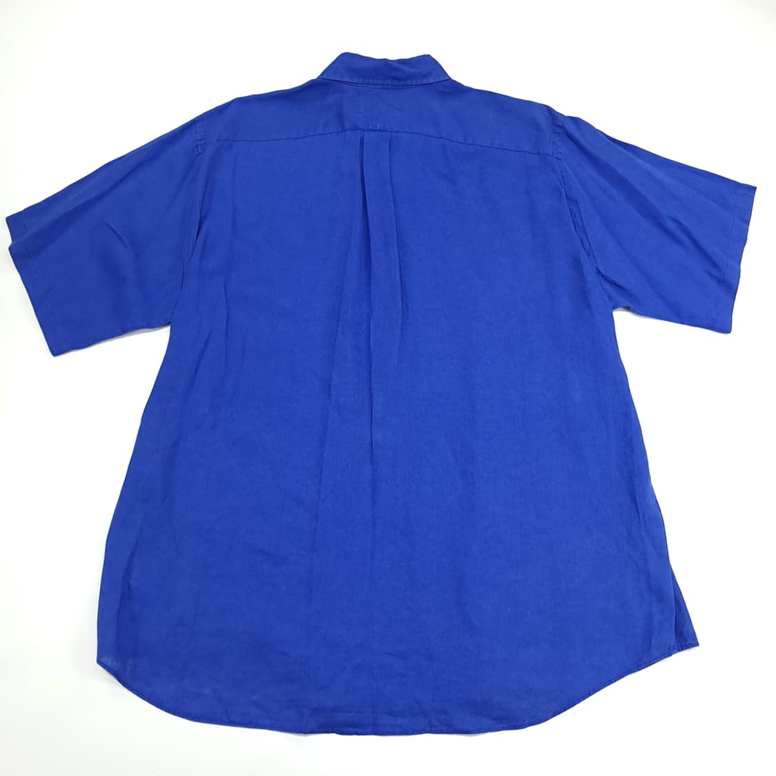 Co492 2XL Tall 폴로 랄프로렌 로얄블루 린넨 반팔 셔츠 남방 상품이미지6