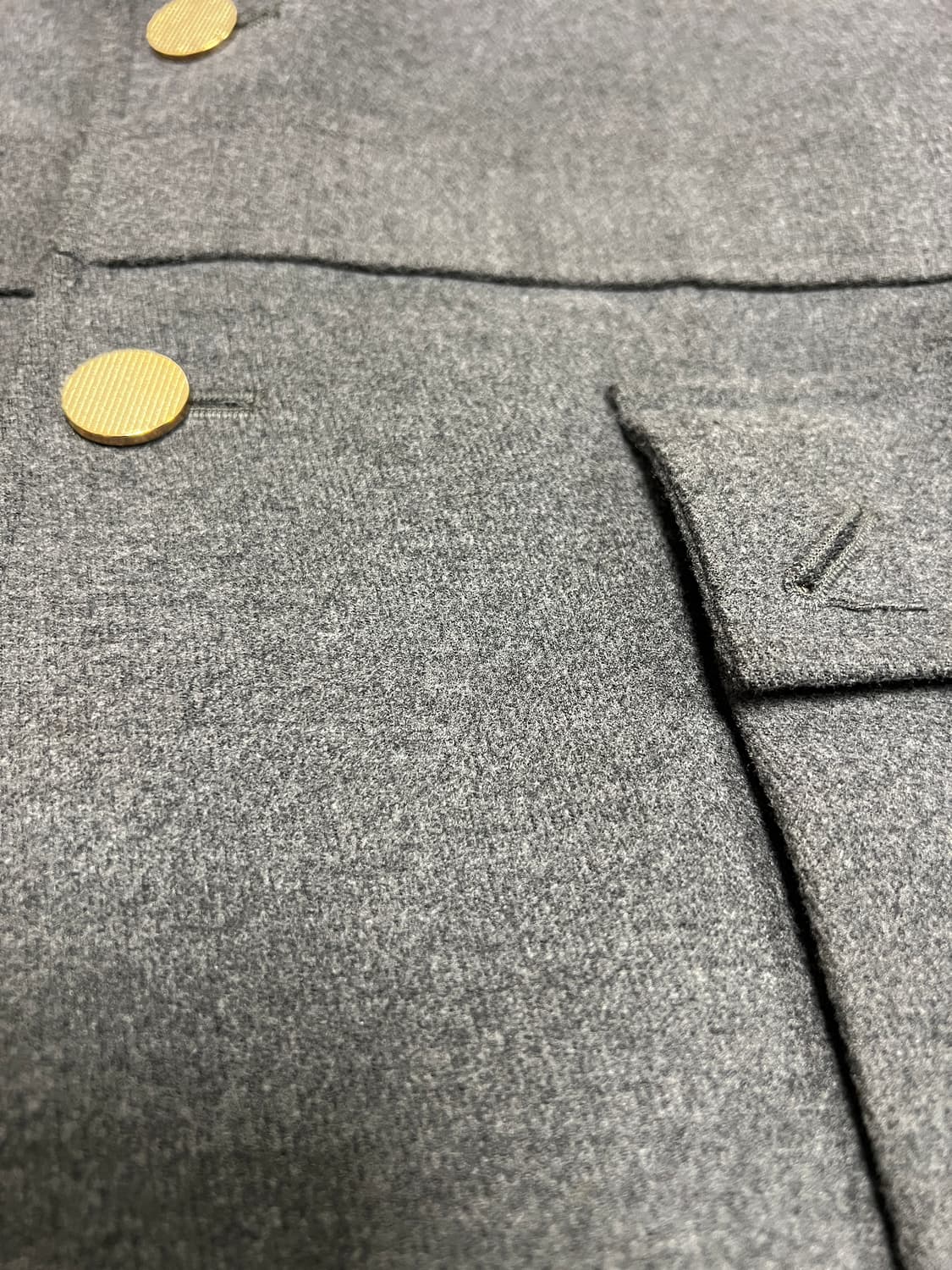 하이엔드 울 블렌드 클래식 블레이저 / 그레이 / 50 상품이미지6