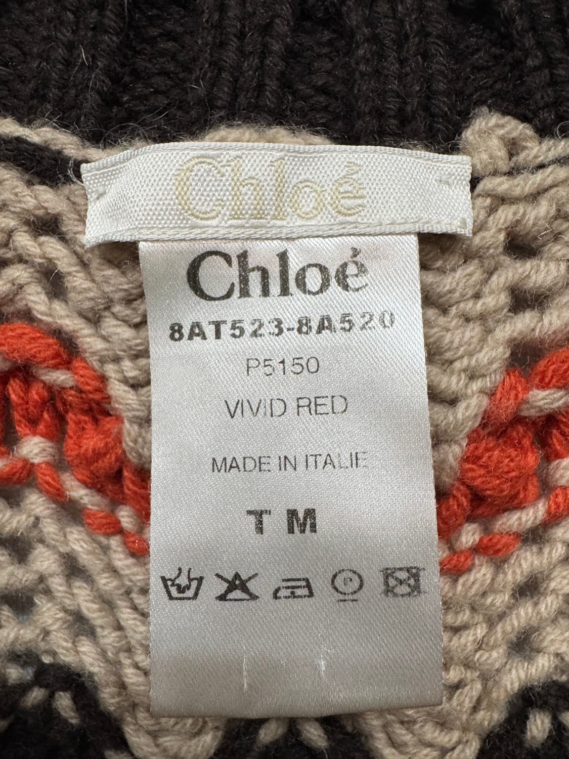 끌로에 뜨개질 디테일 롱 울 가디건 M 상품이미지5