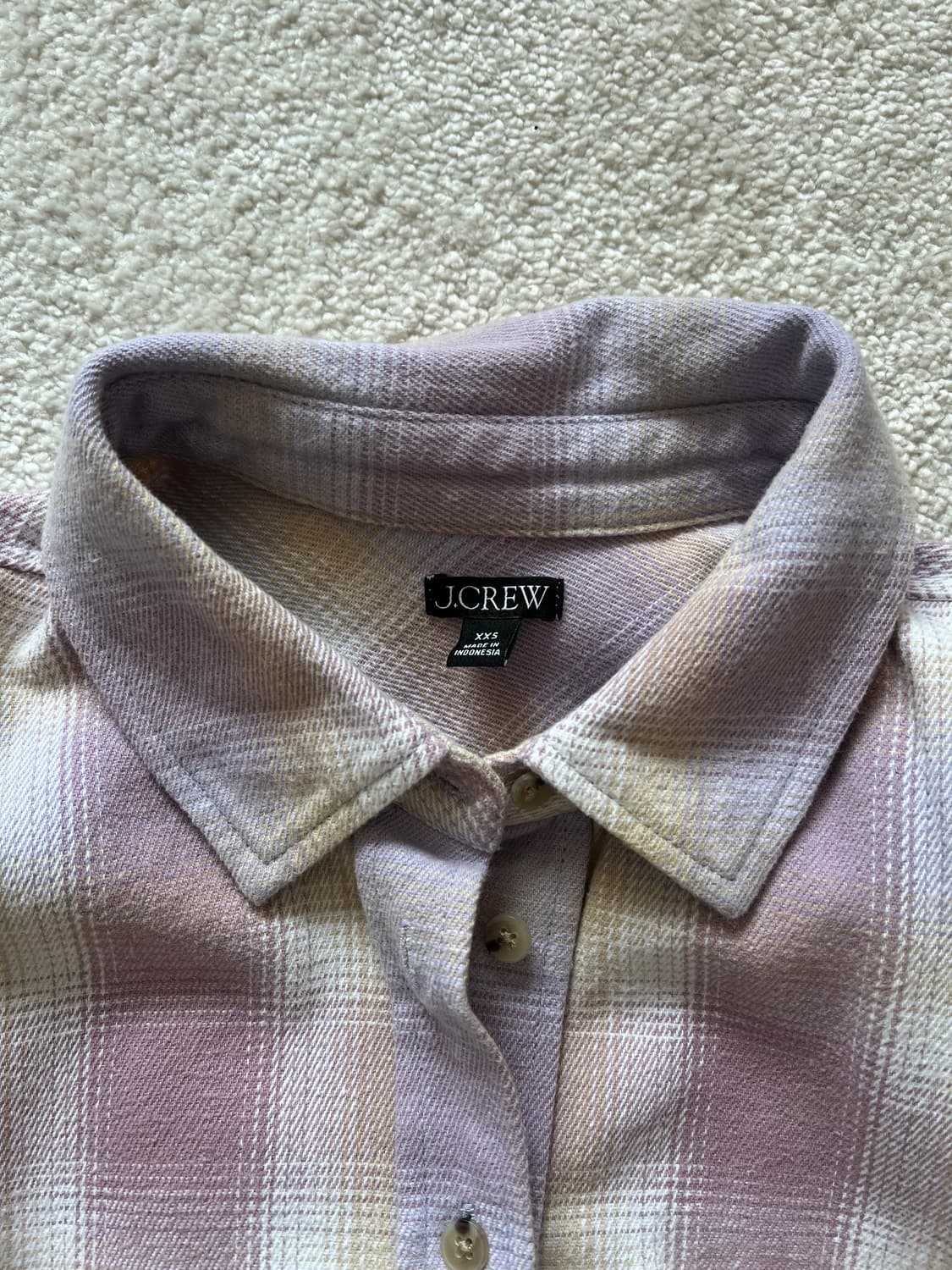 제이크루 체크 셔츠 상품이미지2