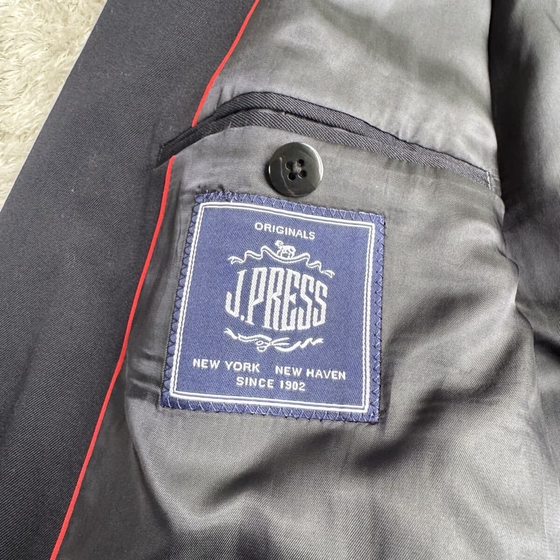 제이프레스 더블 브레스티드 금장 블레이저 상품이미지6