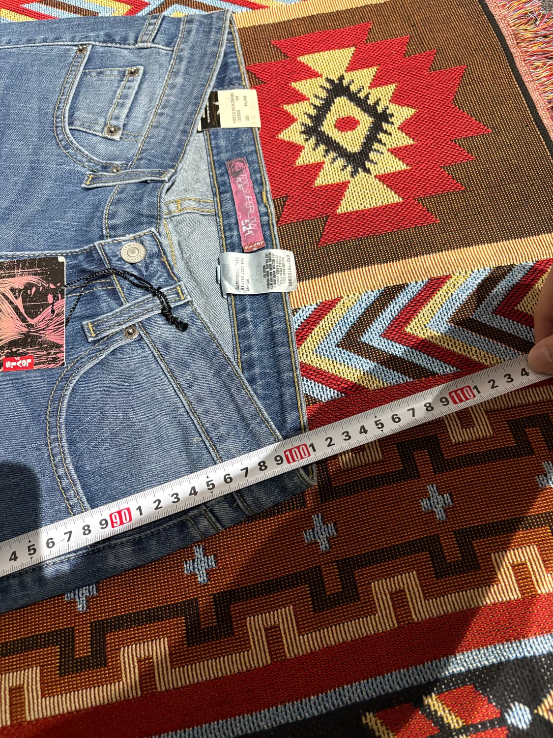 리바이스 수퍼로우 부츠컷 데님팬츠 새상품 상품이미지6