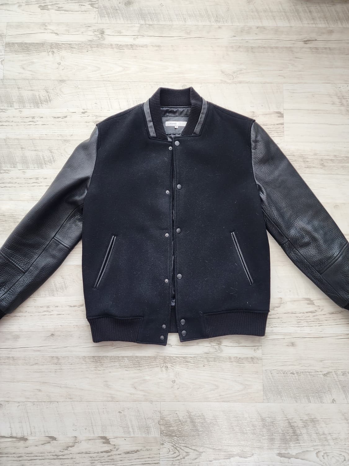 LOKWARD 로커드 울 소가죽 스타디움 바시티 자켓 100~105 야구 상품이미지1
