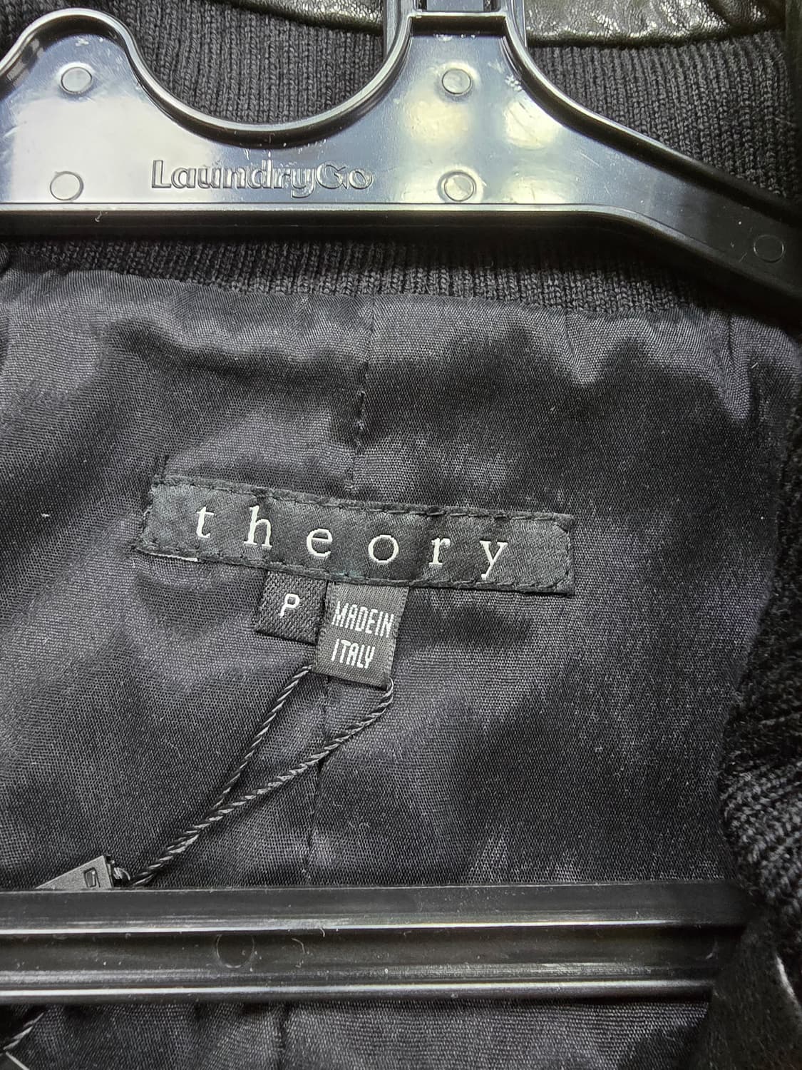 띠어리 블랙 가죽 봄버 자켓 (1454) 상품이미지3