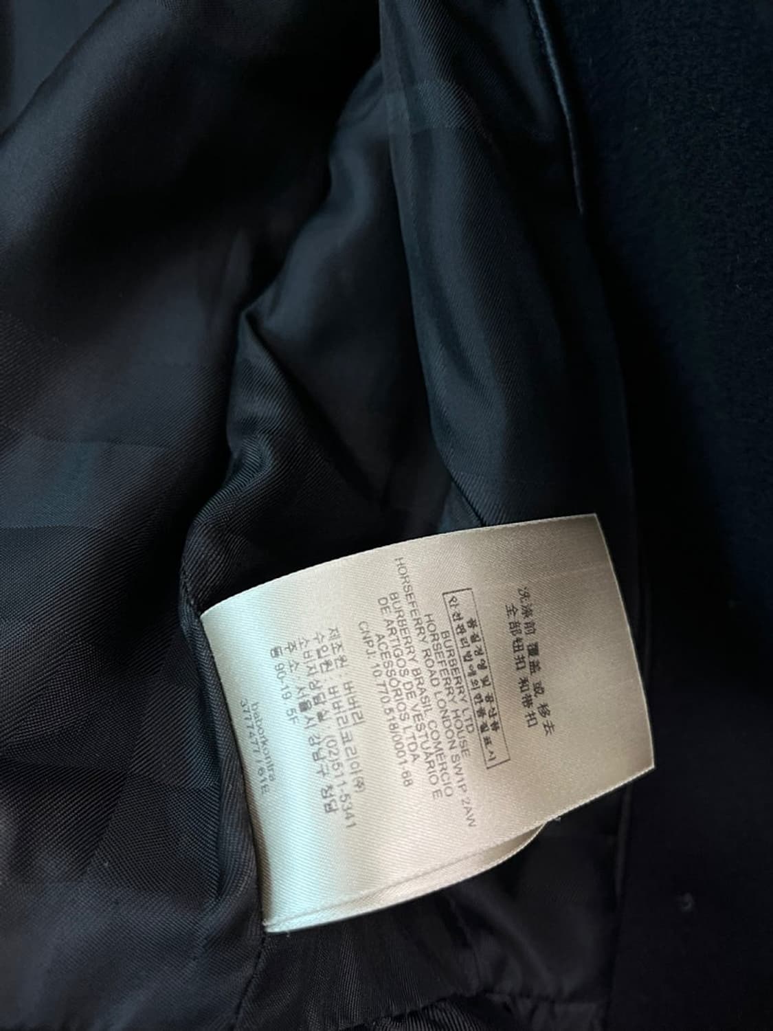 여) 버버리 런던 캐시미어 코트 상품이미지10