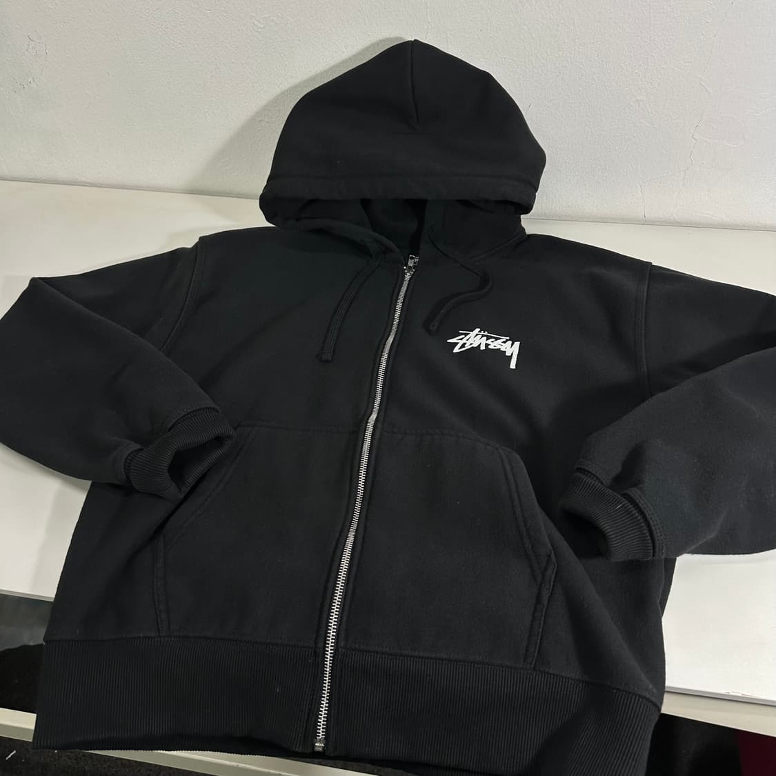 M 스투시 블랙 클로버 후드집업 상품이미지3